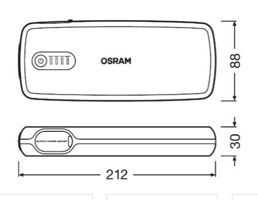 Стартиращо устройство за автомобил - Jump Starter OSRAM OBSL400