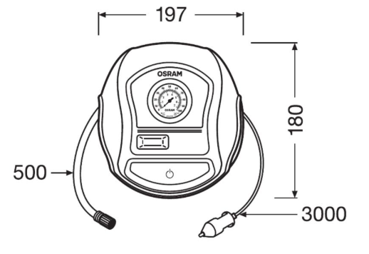 Компресор за гуми OSRAM OTI200