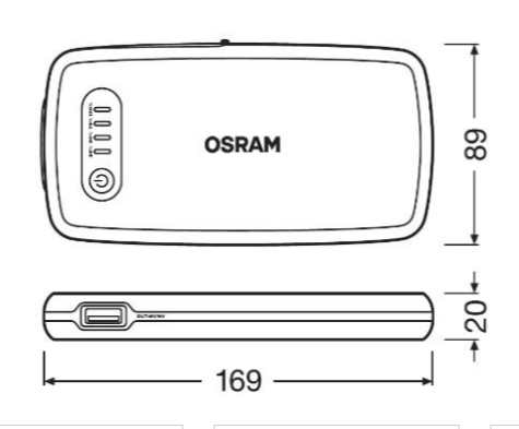 Стартиращо устройство за автомобил - Jump Starter OSRAM OBSL200